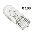 Pk 100 x 501 Capless Bulbs 5w x 12v