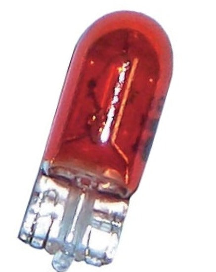 Pack of 10 x Amber 501 Capless Bulbs 5w 12v