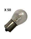Pk 50 x 382 Single Filament Bulb 12v 21w