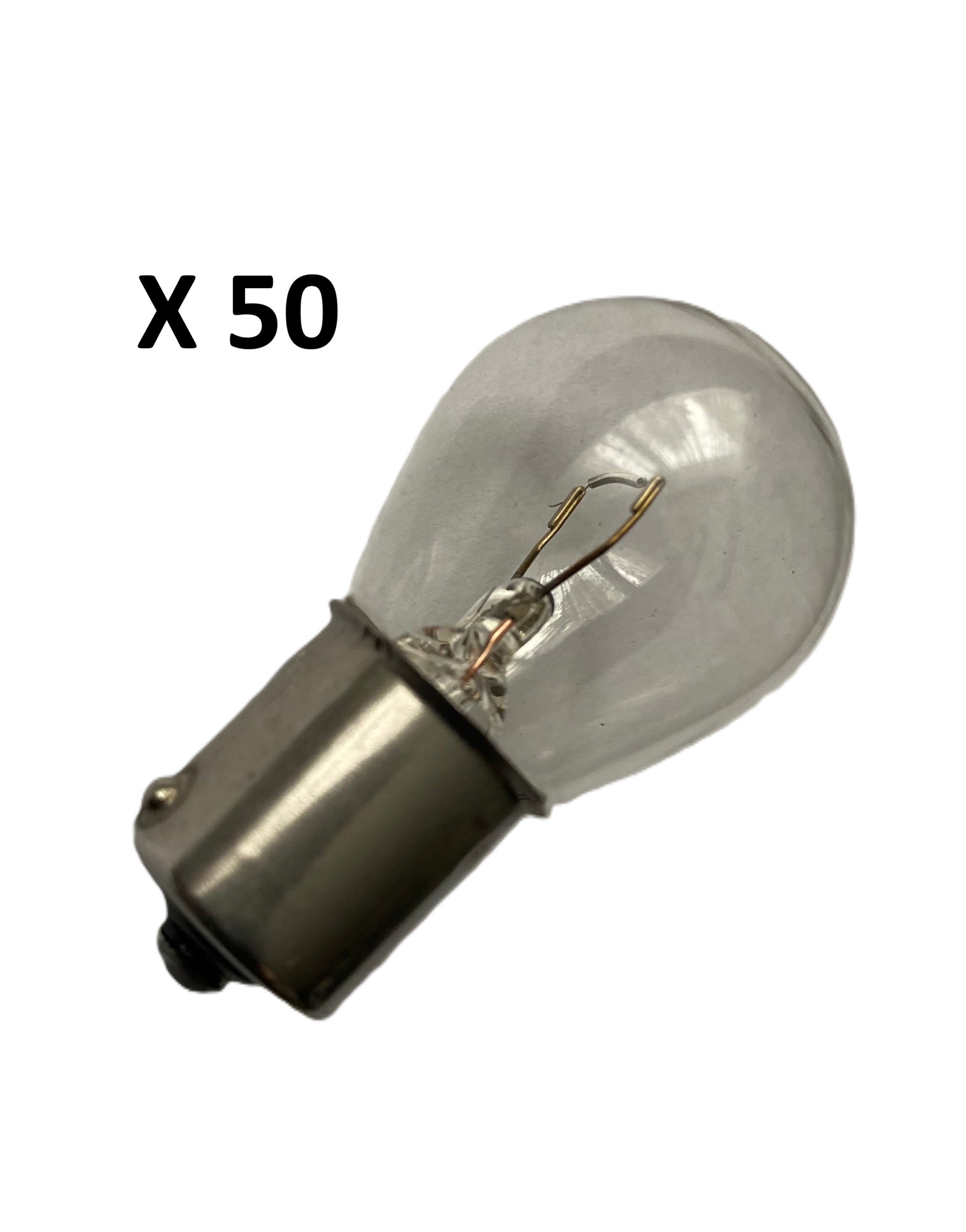 Pk 50 x 382 Single Filament Bulb 12v 21w